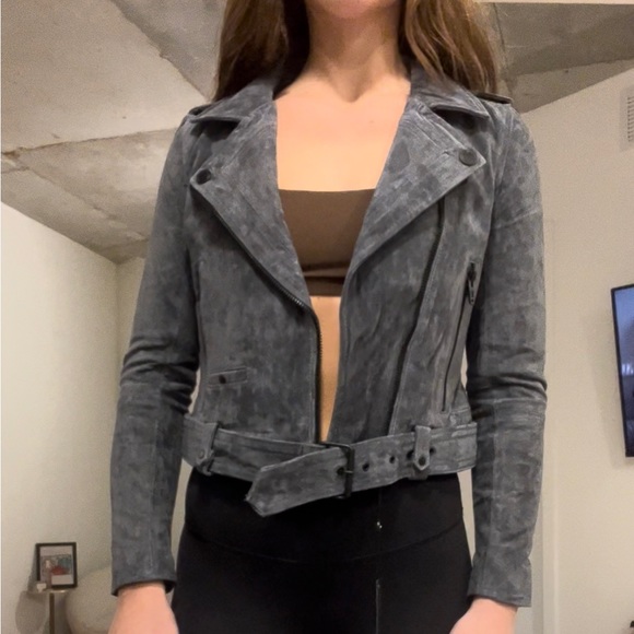 BLANK NYC SUEDE MOTO JACKET XS NEW WITH TAGS - Picture 6 of 7